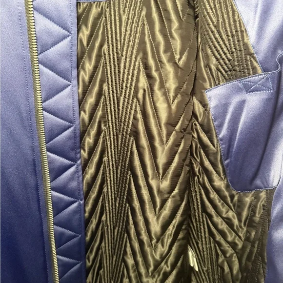 MCM Satin Blue Jacket